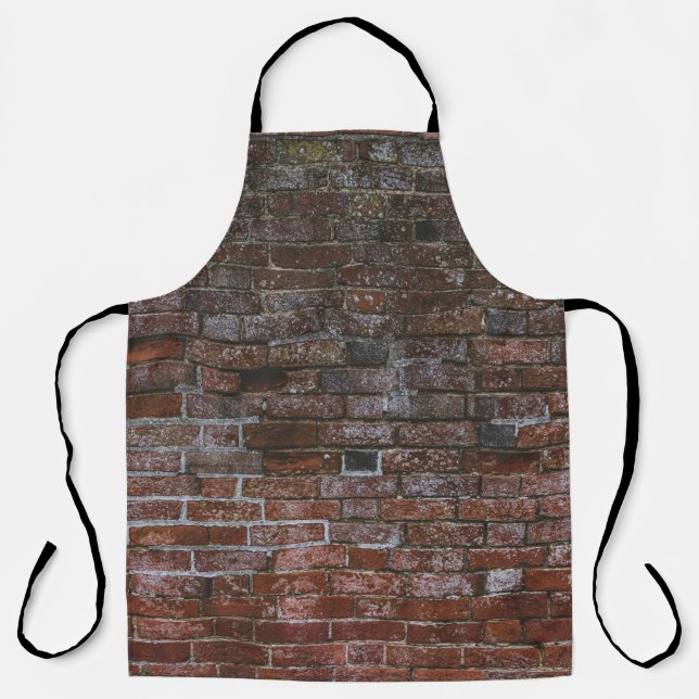 Brown brick wall apron (Front)