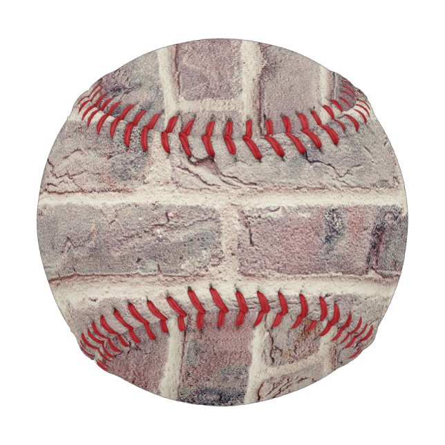 Brown Brick Wall Baseball (Front)