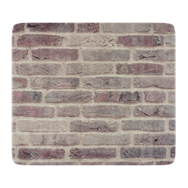 Brown Brick Wall Cutting Board (Front)