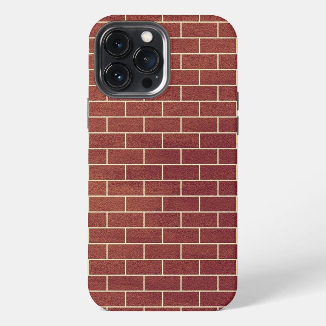 Brown Brick Wall iPhone Case (Back)