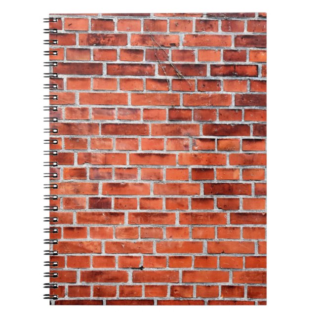 Brown brick wall notebook (Front)
