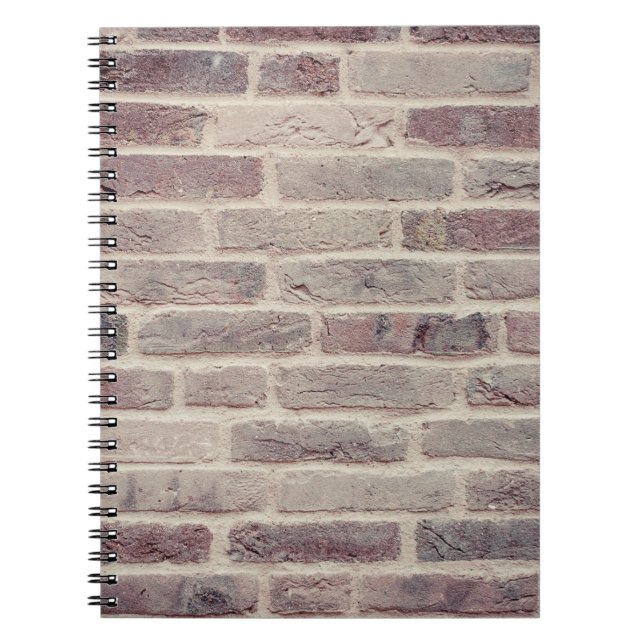 Brown Brick Wall Notebook (Front)