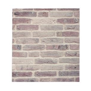 Brown Brick Wall Notepad