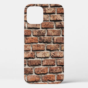 Brown brick wall on daylight iPhone 12 case