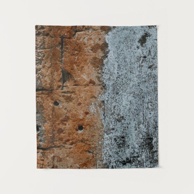 Brown bricked wall tapestry (Front)