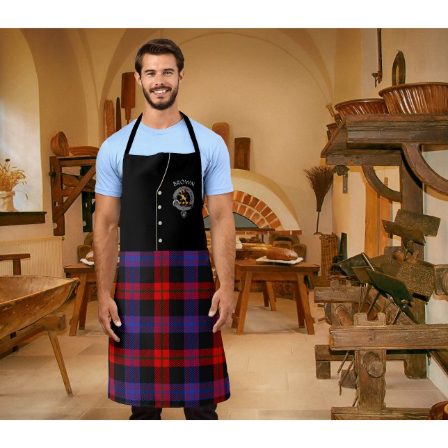 Brown/Broun Clan Badge & Tartan Kilt Apron (Creator Uploaded)