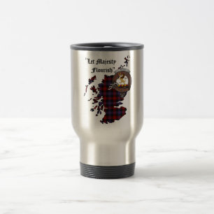 Brown/Broun Clan Badge Travel Mug