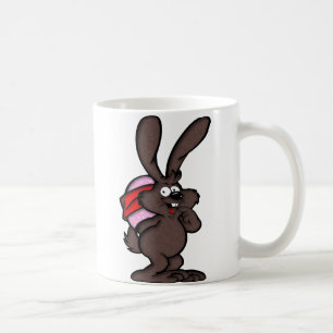 Brown Bunny, Happy Easter Coffee Mug