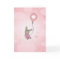 Brown Bunny in Pink Birthday Card