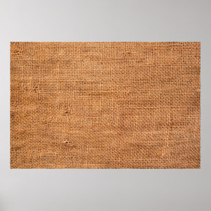 Brown burlap cloth background or sack cloth poster
