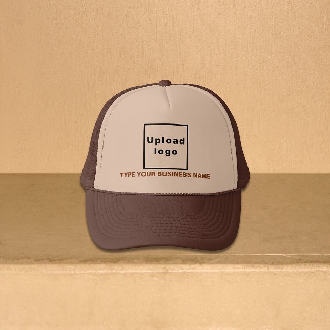 Brown Business Brand on Trucker Hat (Brown business brand on trucker hat)