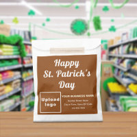 Brown Business Brand, St. Patrick's Day, Paper Bag