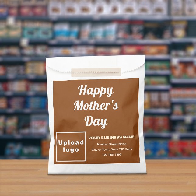 Brown Business Brand With Mother’s Day Greeting Favour Bag (Creator Uploaded)