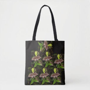 Brown Butterfly  Tote Bag