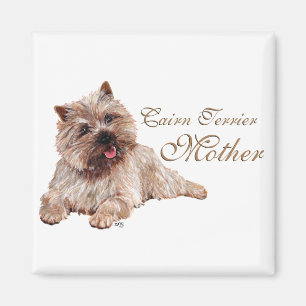 Brown Cairn Terrier Mothers Day Magnet