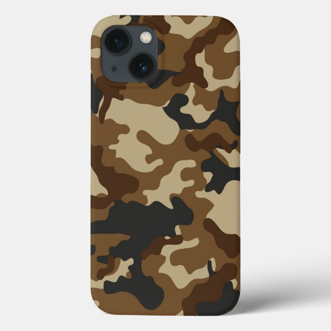 Brown Camo Case-Mate iPhone Case (Back)