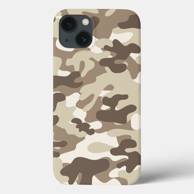 Brown Camo Design Case-Mate iPhone Case (Back)