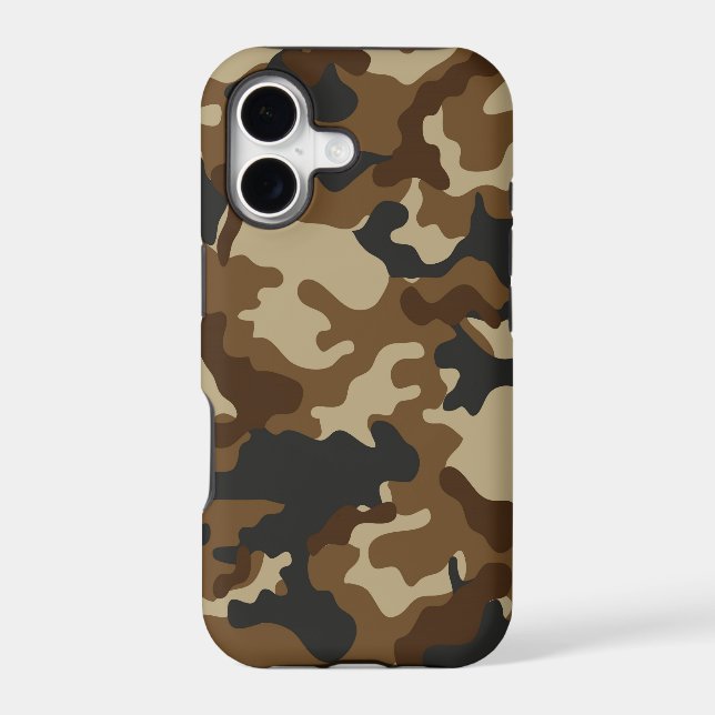 Brown Camo iPhone 5 Case (Back)