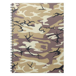 Brown Camo Notebook