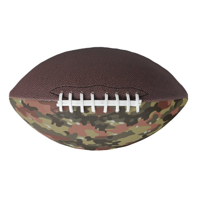 Brown Camo Texture Football (Front)
