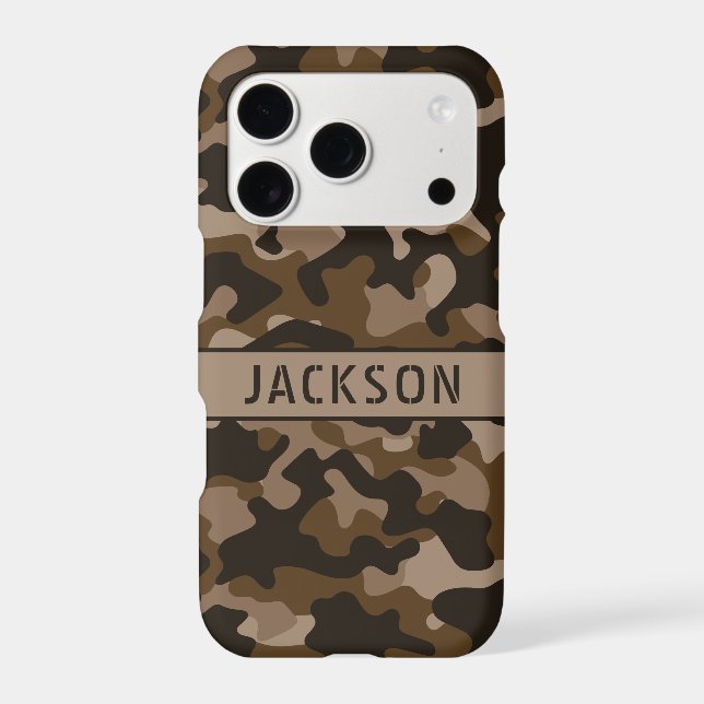 Brown Camouflage Personalized (Back)