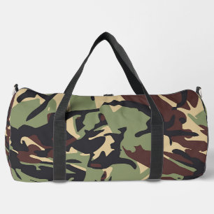 Brown  Camouflage Travel Gym Athletic    Duffle Bag
