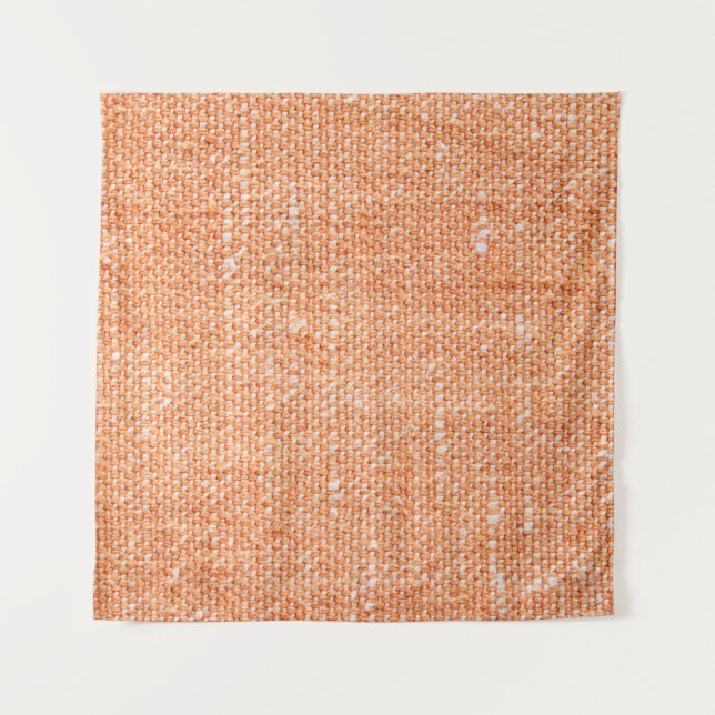 Brown canvas fabric for background, linen texture  tapestry (Front)