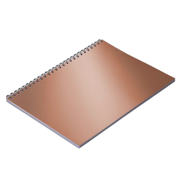 Brown Caramel moonlight ombre effect  Notebook (Left Side)