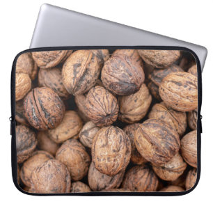 Brown cashew nuts laptop sleeve