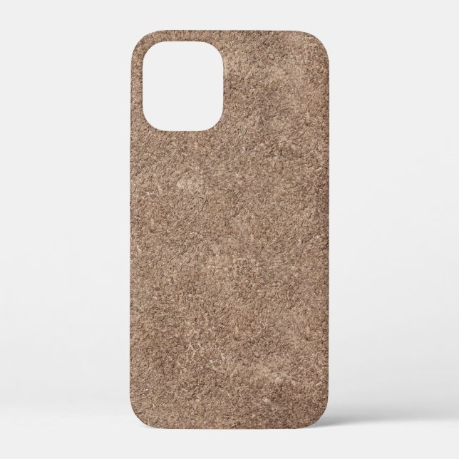 Brown Chamois Texture Print Case-Mate iPhone Case (Back)