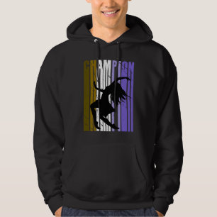 Brown Champion Of Dance Birthday Competition Compe Hoodie