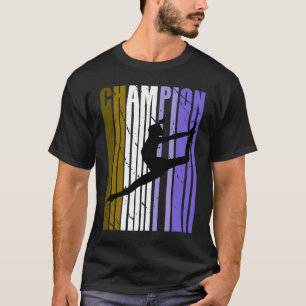 Brown Champion Of Dance Birthday Competition Compe T-Shirt