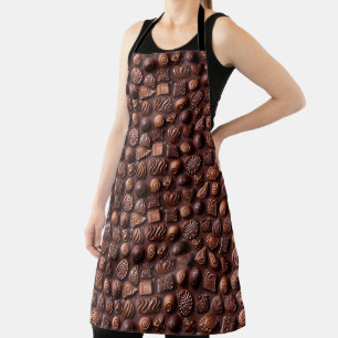 Brown Chocolate Sweets Food Dessert Apron