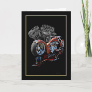 Brown Chopper Custom Card