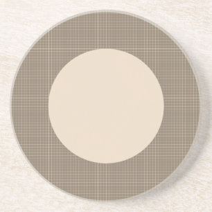 Brown Circle Coaster
