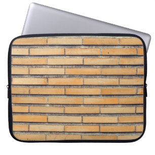 Brown cladding wall laptop sleeve