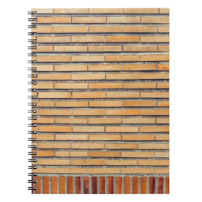 Brown cladding wall notebook (Front)