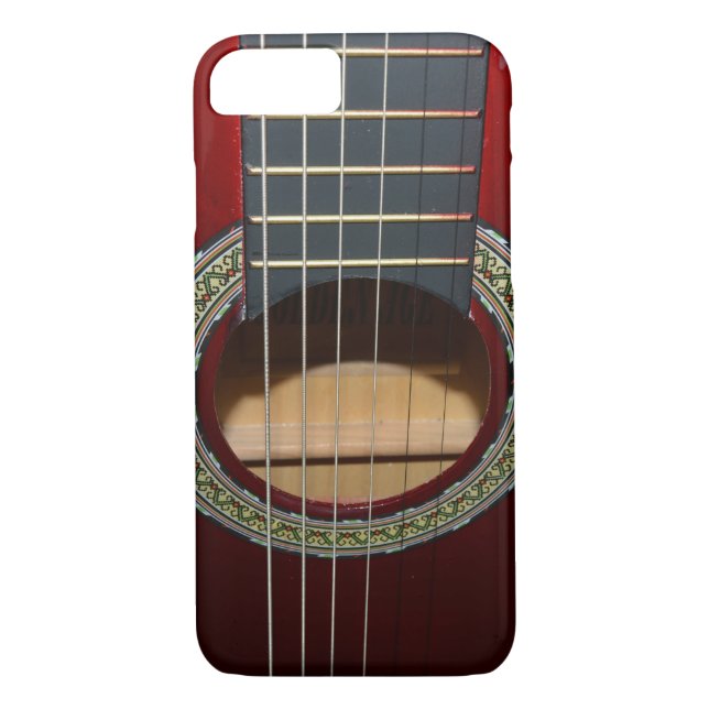 Brown Classical Guitar, Case-Mate iPhone Case (Back)