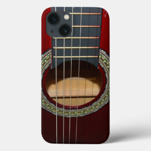 Brown Classical Guitar, iPhone 13 Case