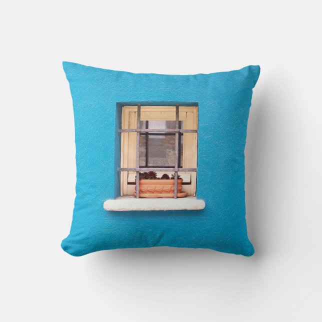 BROWN CLAY POT ON WINDOW CUSHION (Front)