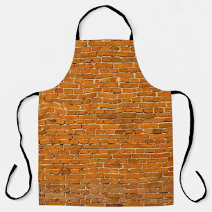 Brown clay wall cladding apron