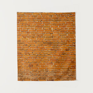 Brown clay wall cladding tapestry