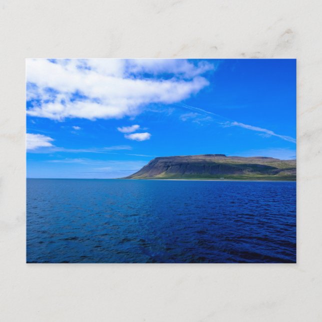 Brown Cliff Near Sea Postcard (Front)