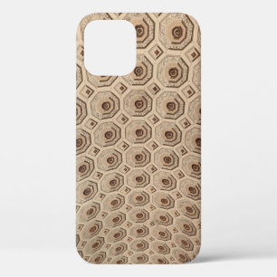Brown cloth iPhone 12 case