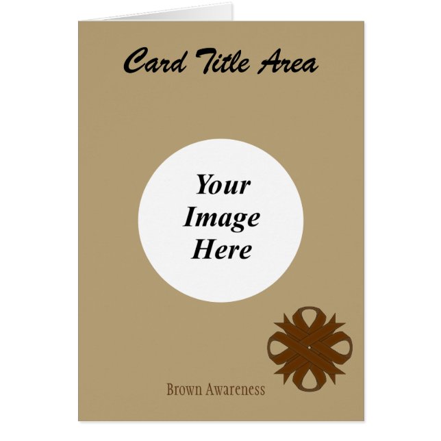 Brown Clover Ribbon Template by Kenneth Yoncich (Front)