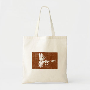 "Brown Coachman" Dry Fly Budget Tote Bag
