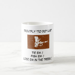 "Brown Coachman - Trout Fly "To Do List" Mug