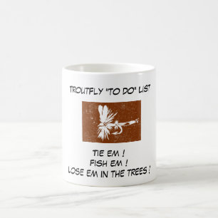 "Brown Coachman" - Trout Fly "To Do List" Mug