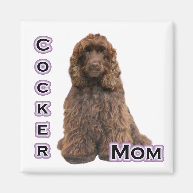 Brown Cocker Spaniel Mum 4 - Magnet (Front)