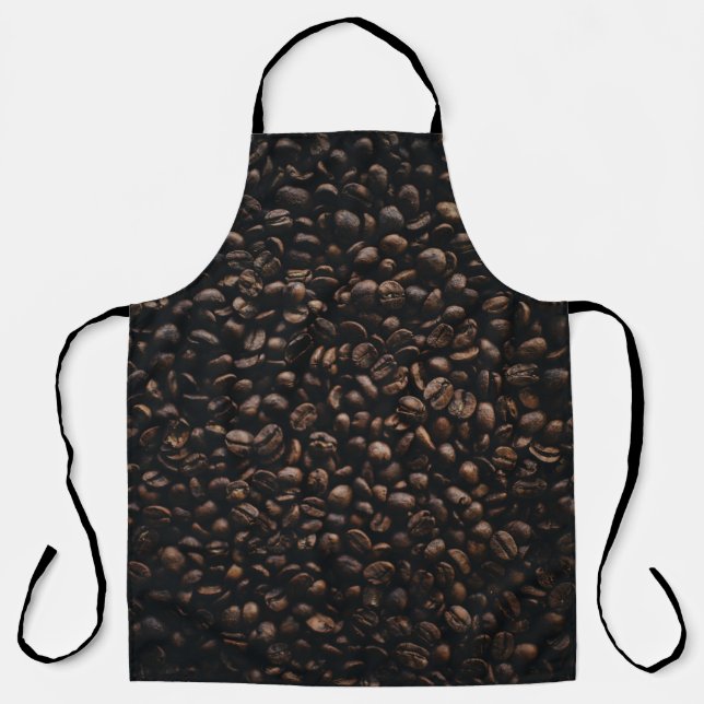 Brown coffee seeds apron (Front)